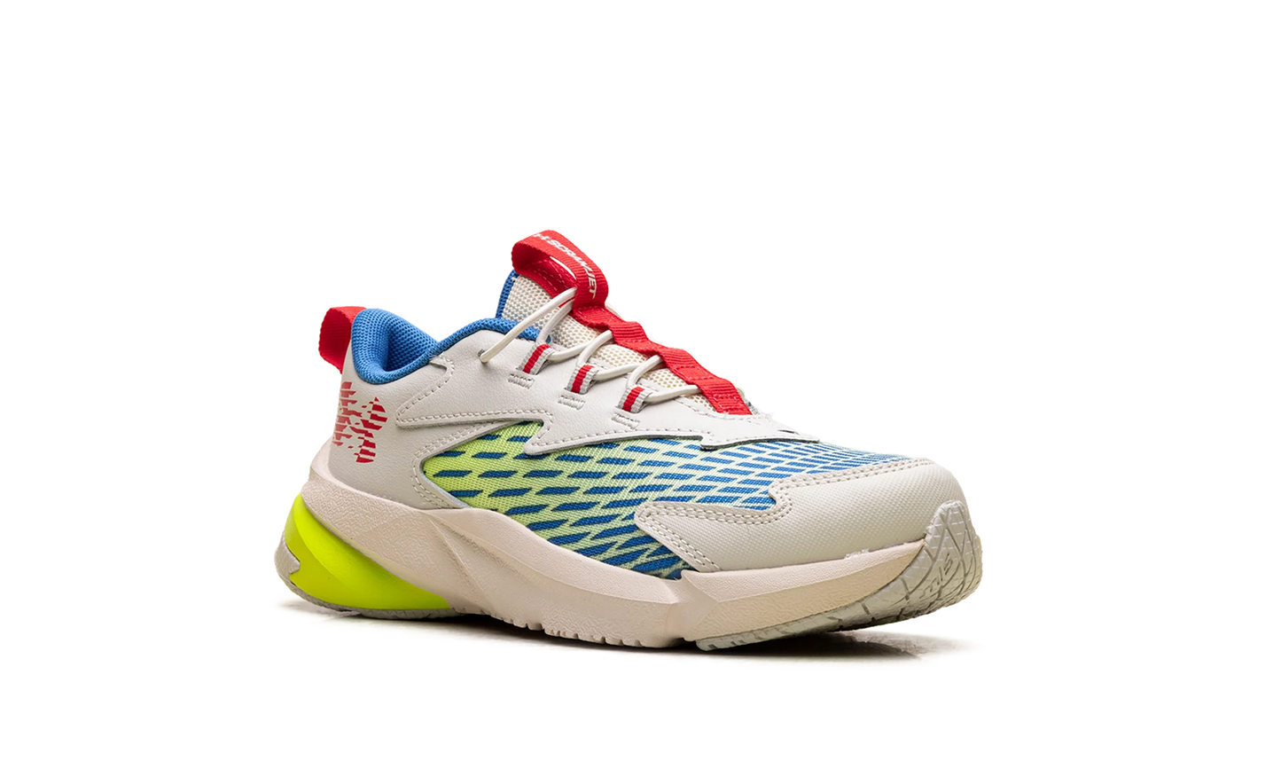 UA BPS Scramjet 7 "Summit White High Vis Yellow Racer Red" 6006928 110