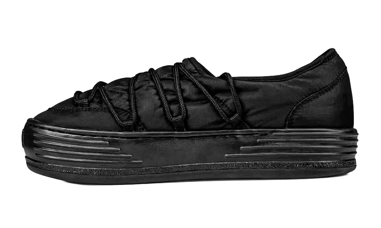 Snow Puffed Sneakers "Black" PMIA082S23FAB0011010