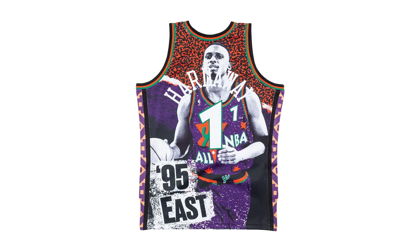 NBA Sublimated Anfernee Hardaway Swingman Jersey "1995 All Star East - Black" SMJYNG18432 ASEBLCK95AHA