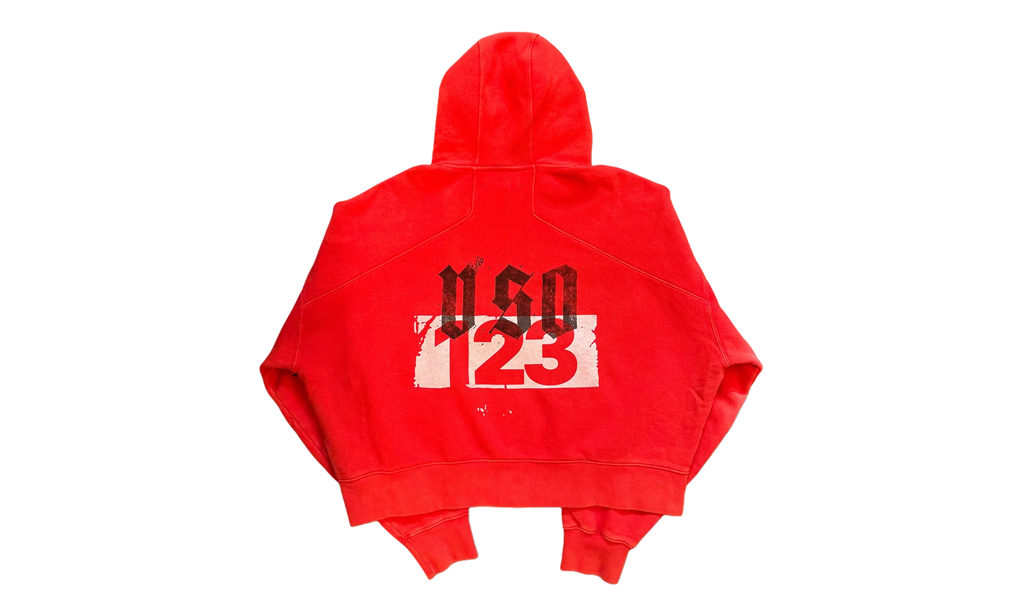 MEMBERSHIP USO ZIP HOODIE "Red" RIV03