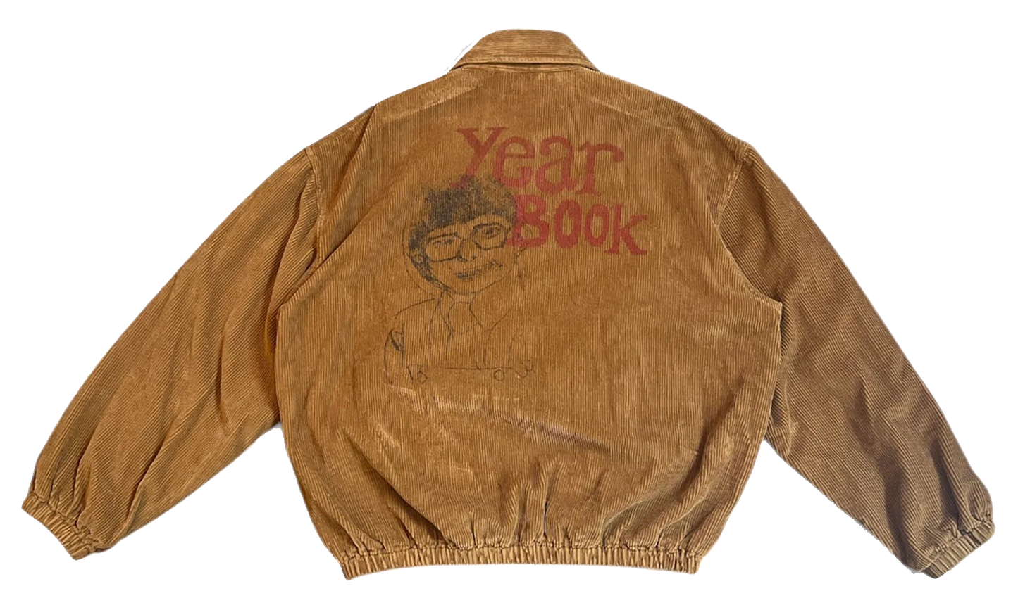 School Portrait Coach Bomber Jacket "Cotton Cord - Camel Fade Out" 261 MJK121P4 CORDCML