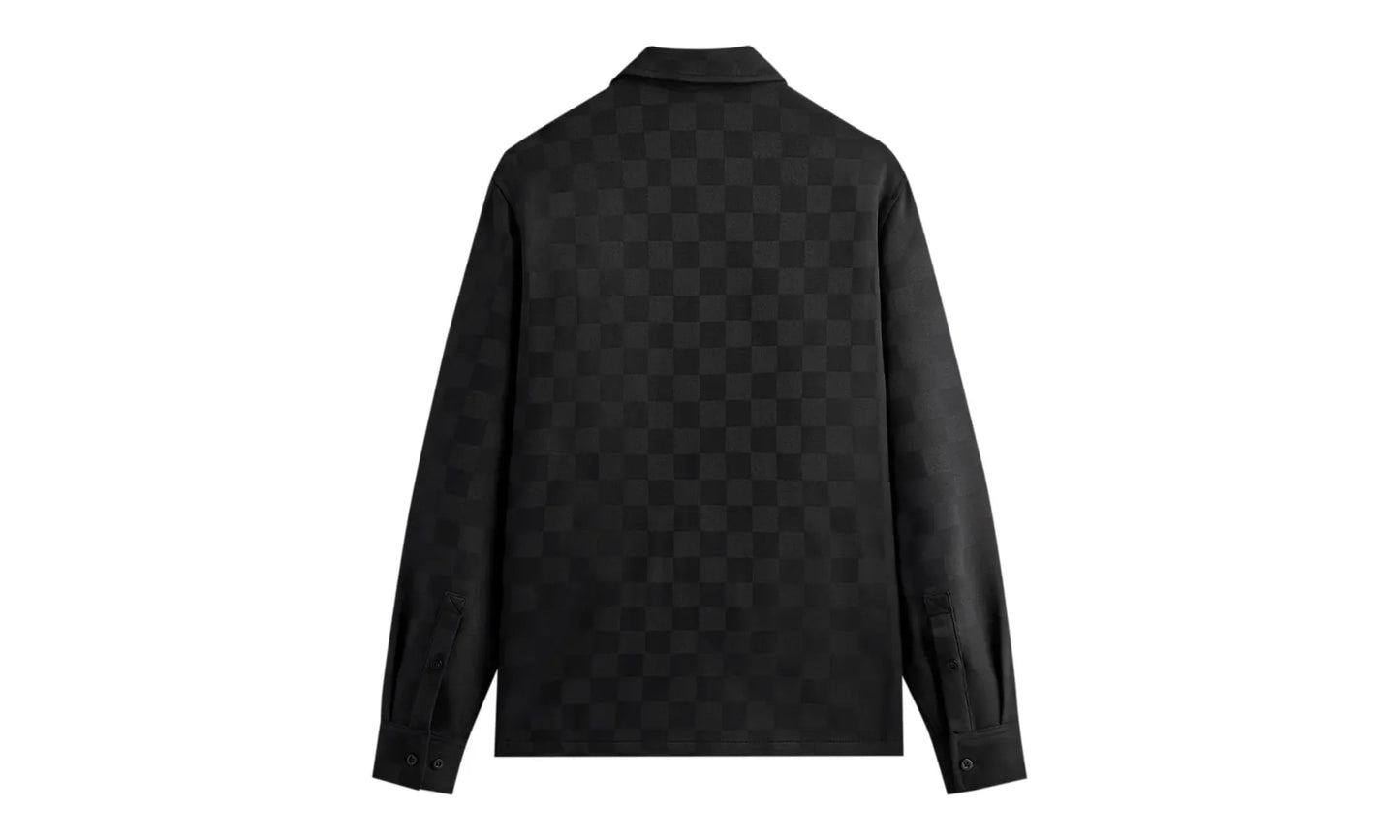 Boxy Collared Overshirt "Black" KHM031764 001