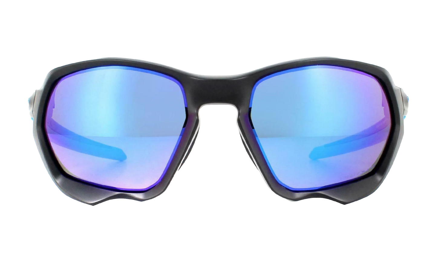 Plazma Polarized Sunglasses "Matte Black / PRIZM Sapphire Polarized" OO9019 08