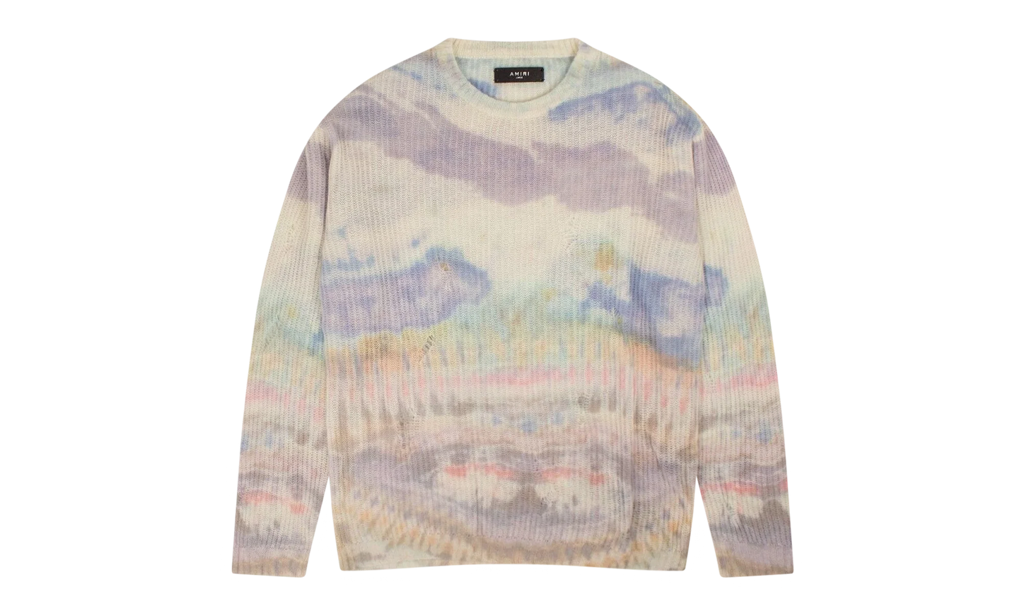 Tie Dye Sweater "Blue" Y0W05551CC MUL
