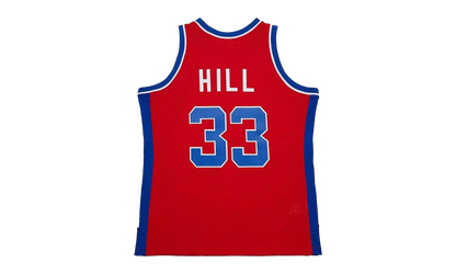 NBA Grant Hill Dark Jersey "1994 Detroit Pistons - Red" JY8722 DPIRED1