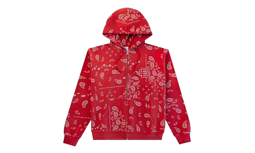 EE Zip Up Jacket (SS25) "Red Paisley" EE328
