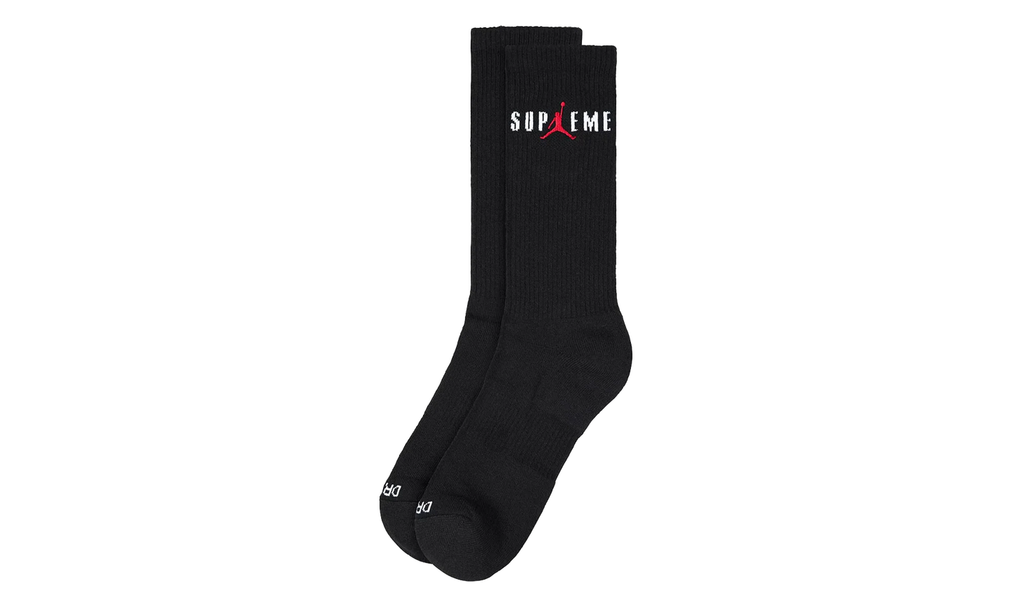 Jordan Crew Socks (2 Pack) "Black" SU26958