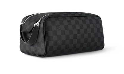 Dopp Kit Toilet Pouch "Damier Graphite Canvas" N40127