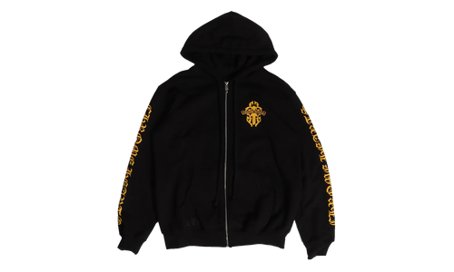 Dagger Logo Zip-Up Hoodie "Black/Yellow" CHRM0820