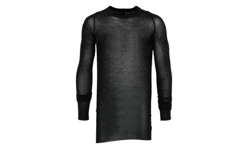 Ribbed Long-Sleeve T-Shirt "Black" RU01F2250 RC 09