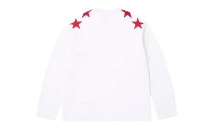 Playboy® L/S Football Top "SS26 - White" SU27097