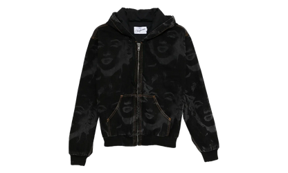 Marilyn Denim Workwear Jacket "Black" VAQ10J006