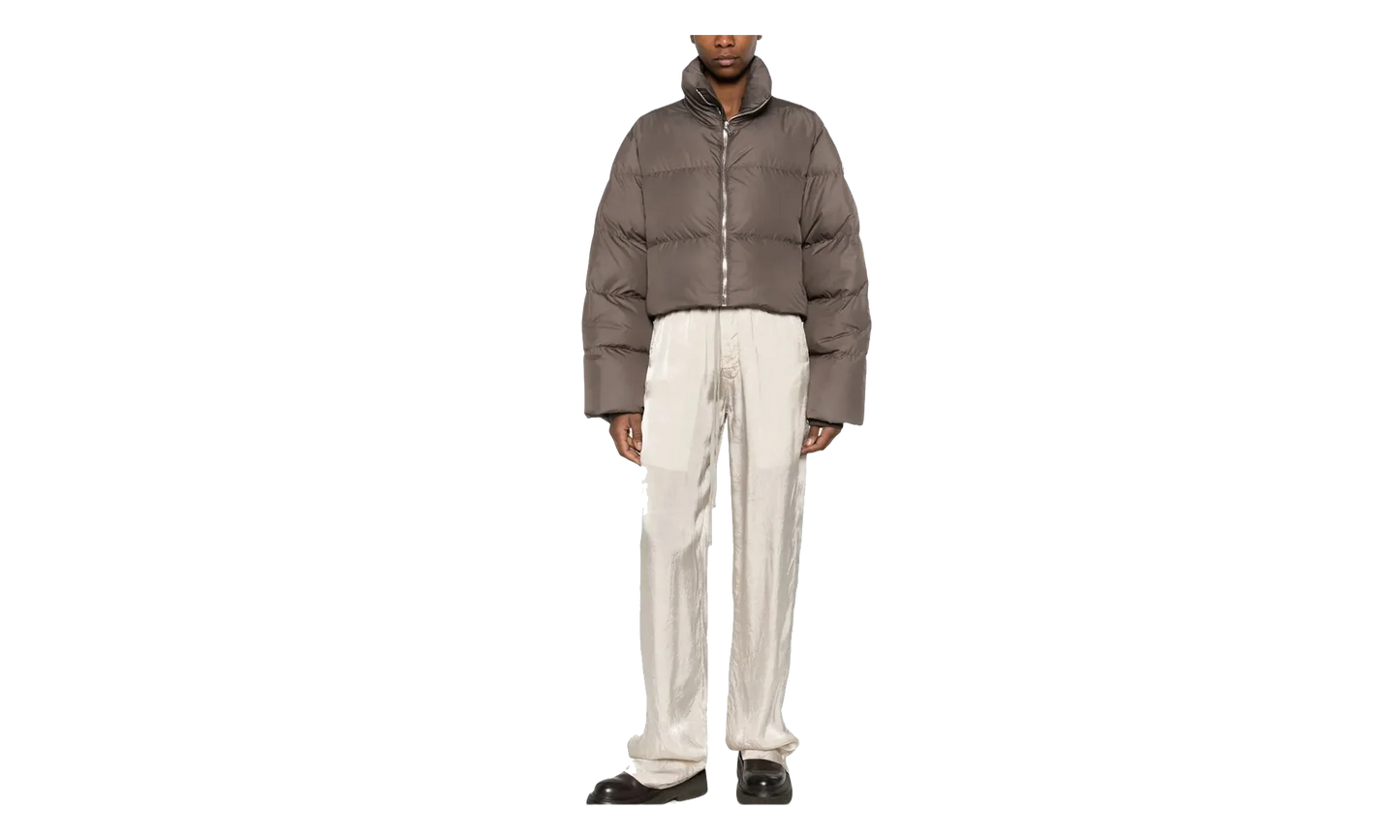 Rick Owens Woven Cropped Cyclopic Jacket WMNS "Dark Dust" MON43
