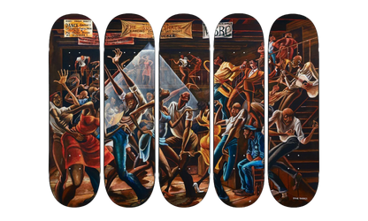 Ernie Barnes Skateboard Deck Set "SS25 - Multi (Set of 5)" SU27343