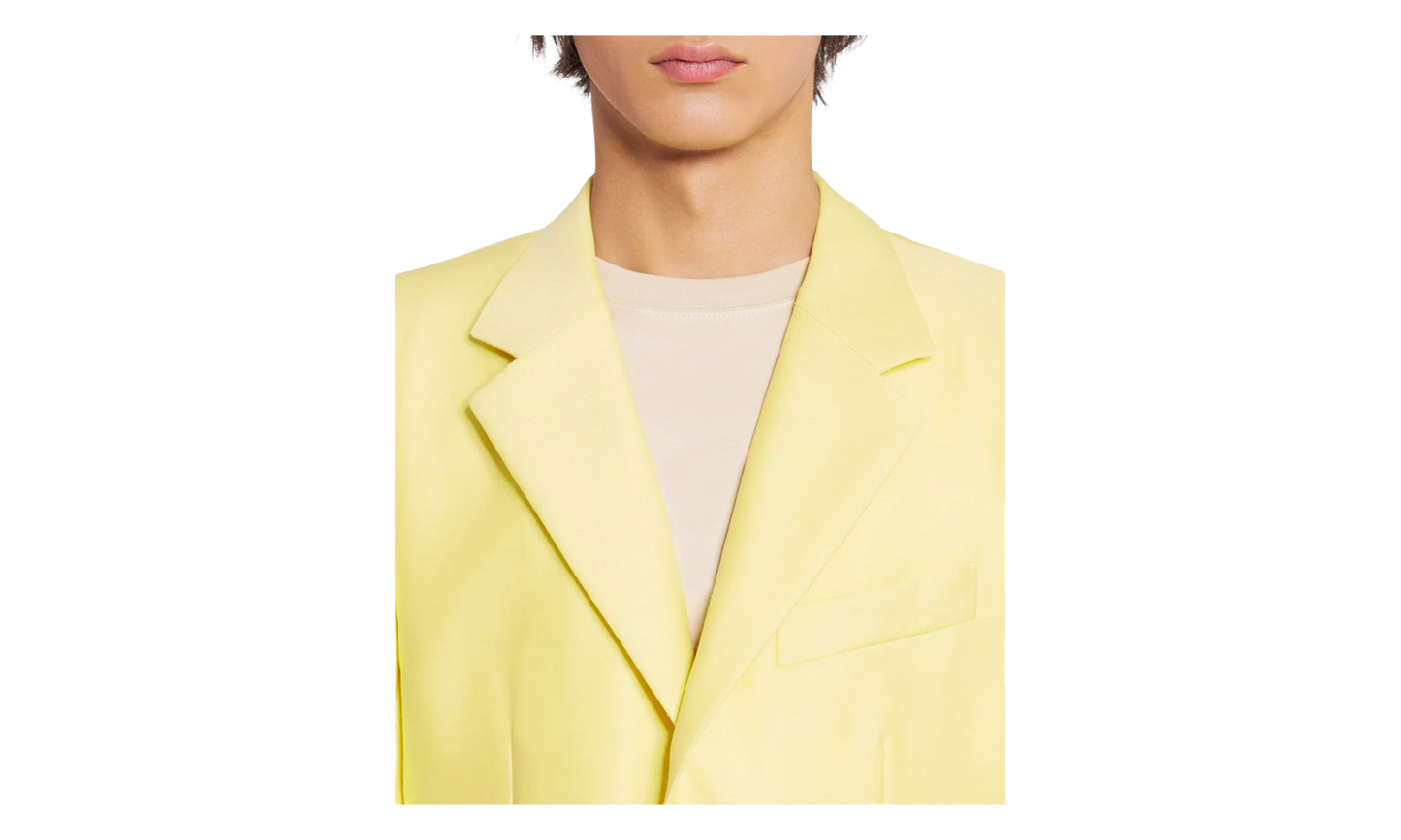 SILK WOOL SINGLE-BREASTED JACKET "YELLOW" RM JA0008 4496 E23 810