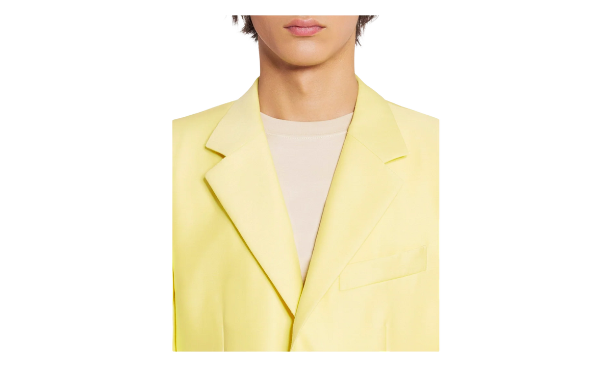 SILK WOOL SINGLE-BREASTED JACKET "YELLOW" RM JA0008 4496 E23 810