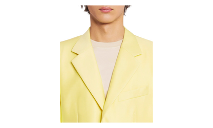 SILK WOOL SINGLE-BREASTED JACKET "YELLOW" RM JA0008 4496 E23 810