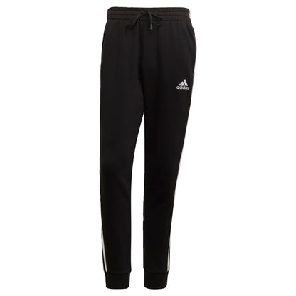 Men's adidas Essentials French Terry Tapered-Cuff 3-Stripes Pants