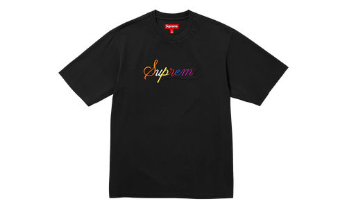 Cursive S/S Top "Black" SU27337
