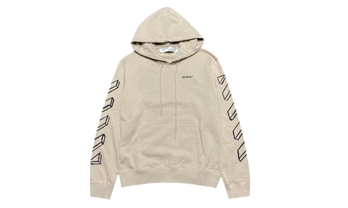 Outline Marker Arrow Hoodie "Beige" OMBB097G20FLE0021710