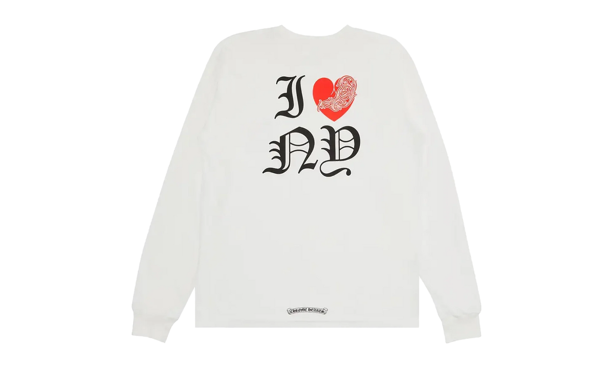I Love NY Longsleeve T-Shirt "White" CHRM0009