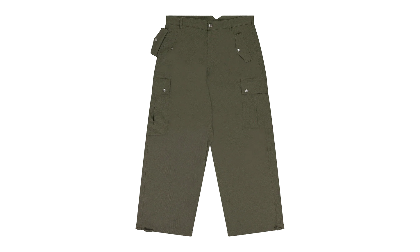 Seersucker Parachute Pant "Green" RHD-MBTM-0149