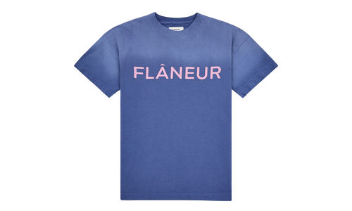 Washed Puffed Logo Tee "Purple" F15147