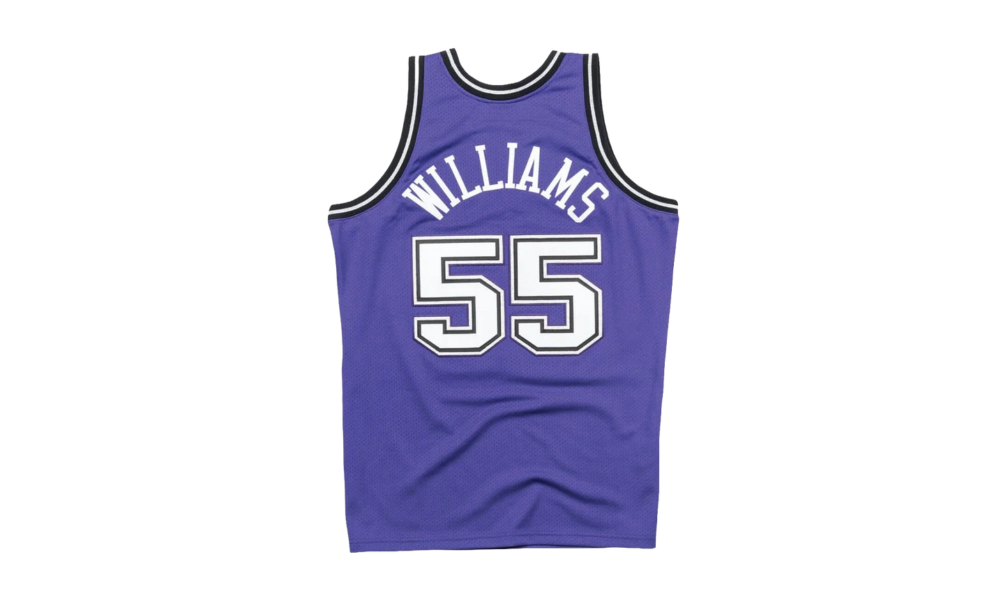 NBA Jason Williams Authentic Alternate Jersey "1998-99 Sacramento Kings - Purple" BA64UY SKI L CAV
