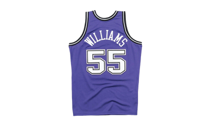 NBA Jason Williams Authentic Alternate Jersey "1998-99 Sacramento Kings - Purple" BA64UY SKI L CAV