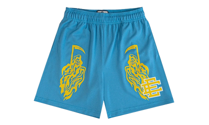 EE BASIC SHORT "WARREN LOTAS - Carolina Blue/Yellow" EE694