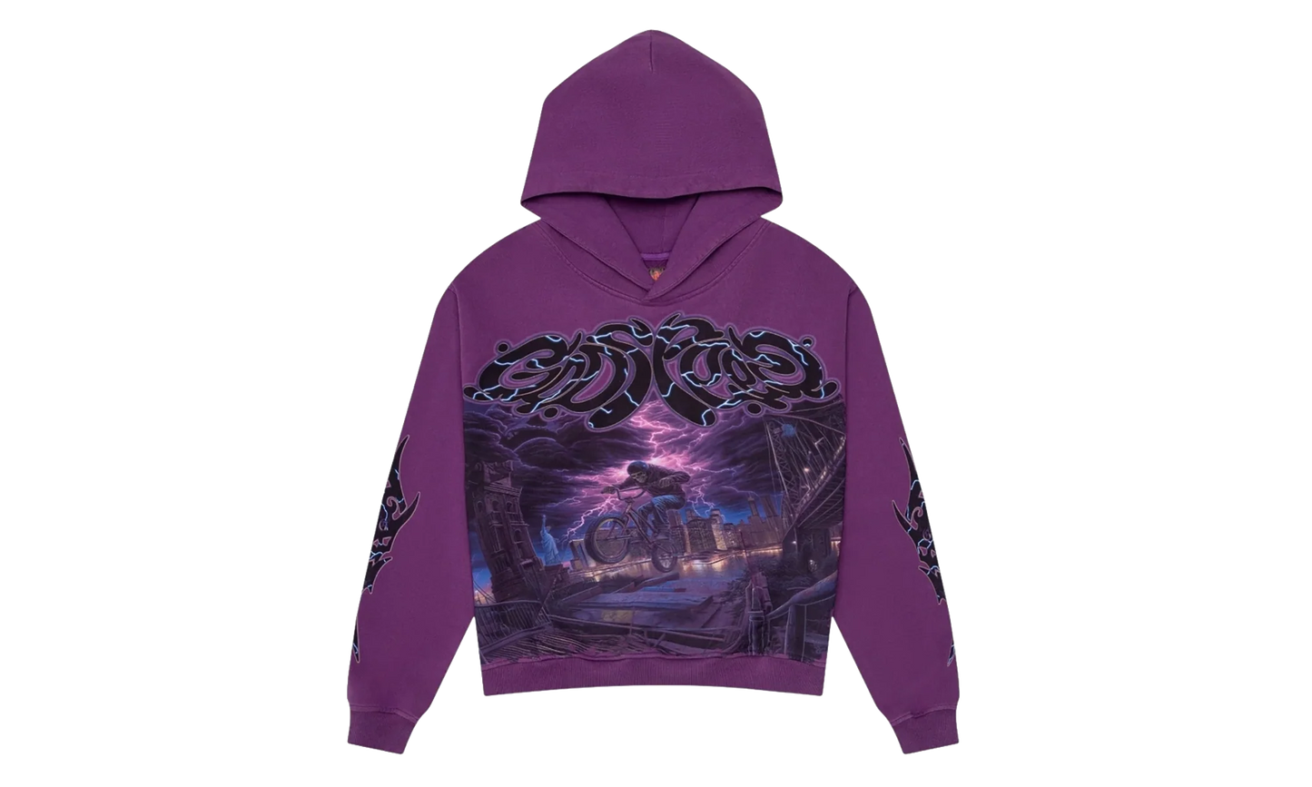 BMX Hoodie "Purple" GS059
