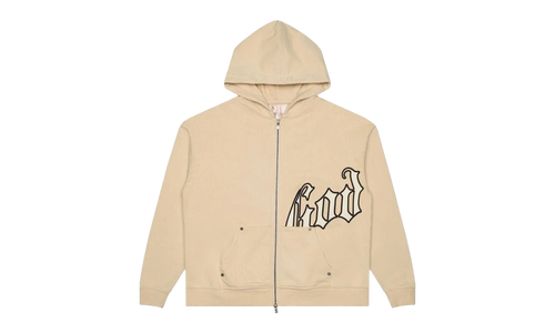 OG Logo V2 Zip Up Hoodie "Creme Bone" 10059304