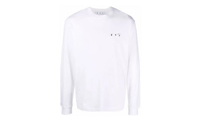 Caravaggio Paint Skate Long-Sleeve Tee "White / Black" OMAB064C99JER0050110