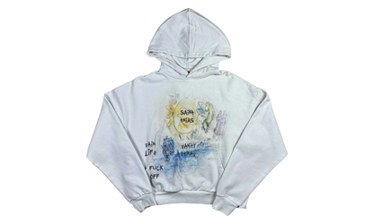 Fuck Off Pullover Hoodie "White" SV FCK OFF