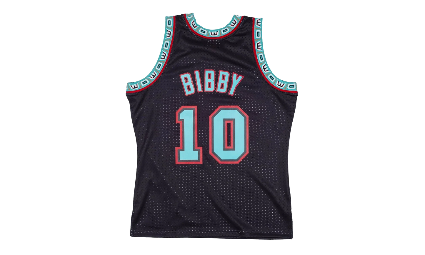 NBA Mike Bibby Reload Swingman Jersey "1998 Vancouver Grizzlies - Black" SMJYCP19289 VGRBLCK98MBI