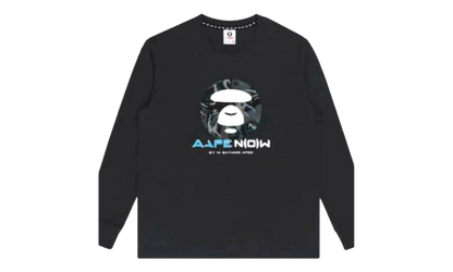 AAPE AAPENOW Long Sleeve Sweatshirt "Black" JXBJB6DZK