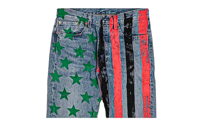 Cactus Plant Flea Market 4th of July Denim Jeans "Blue" DT378