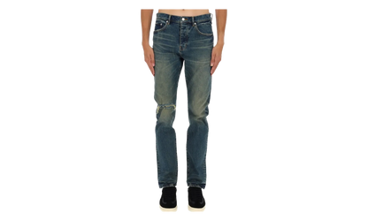 P005 Stratos Vintage Knee Slit Jeans "Dark Indigo" P005 SVKD425