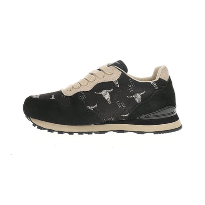 Giddyup Graphic Lace Up Sneakers