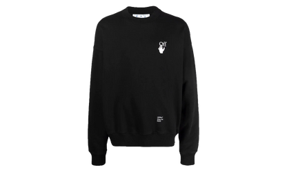 Carav Arrows Motif Sweatshirt "Black/White" OMBA054F21FLE0111001