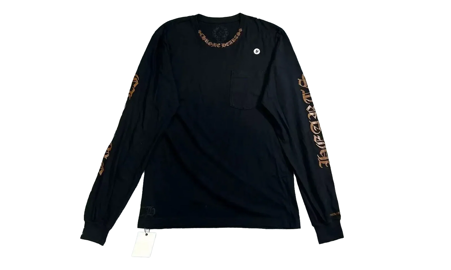 Sanskrit Long Sleeve Top "Black" CHRM0749