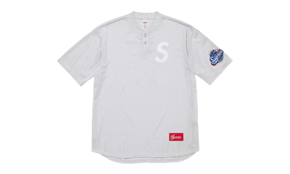 S Logo Baseball Henley T-shirt "FW24 - Grey" SU27425