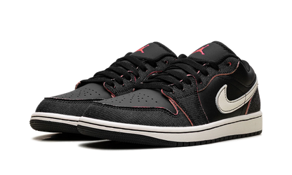 Air Jordan 1 Low SE "Black/Black/Racer Pink/Pale Ivory" IR0842 010
