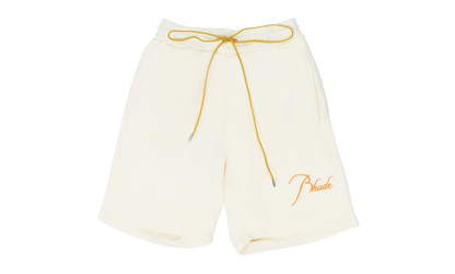 Script Logo Terry Sweatshorts "White" RHD MBTM 0161