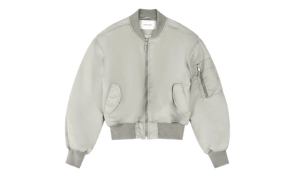 Cropped Broad Bomber Jacket "Grey" ESU S25 1007 GR