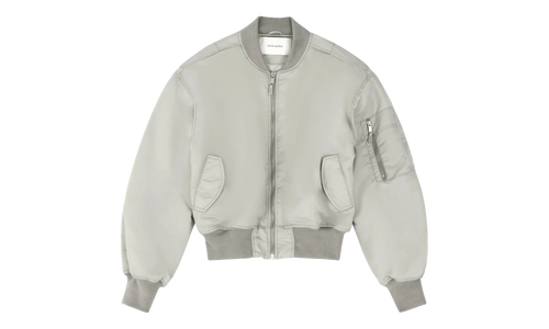 Cropped Broad Bomber Jacket "Grey" ESU S25 1007 GR