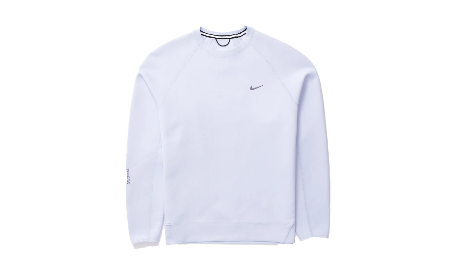 NOCTA NRG Tech Fleece Crewneck Sweatshirt "Palest Purple/Daybreak" FD8457 568