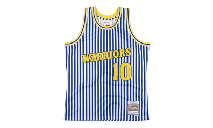 NBA Tim Hardaway Striped Swingman Jersey "1990 Golden State Warriors" SMJYBW19047 GSWPTNY90THA