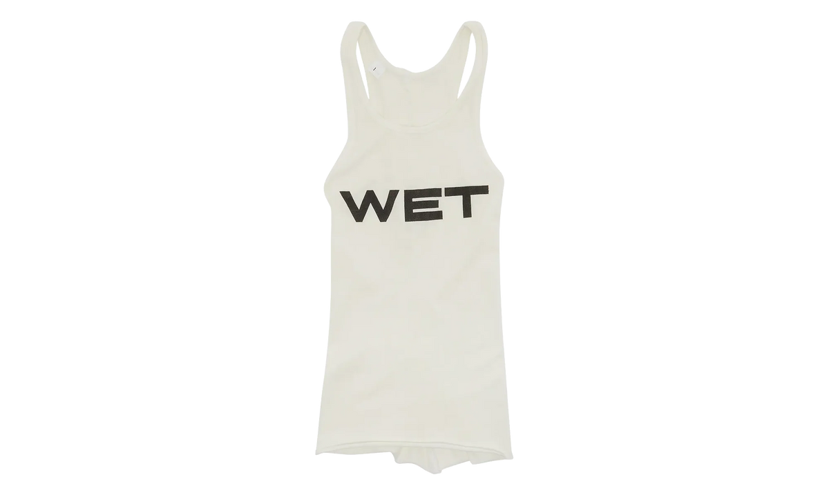 Mowalola Wet Tank Top "White" T303GD PFD
