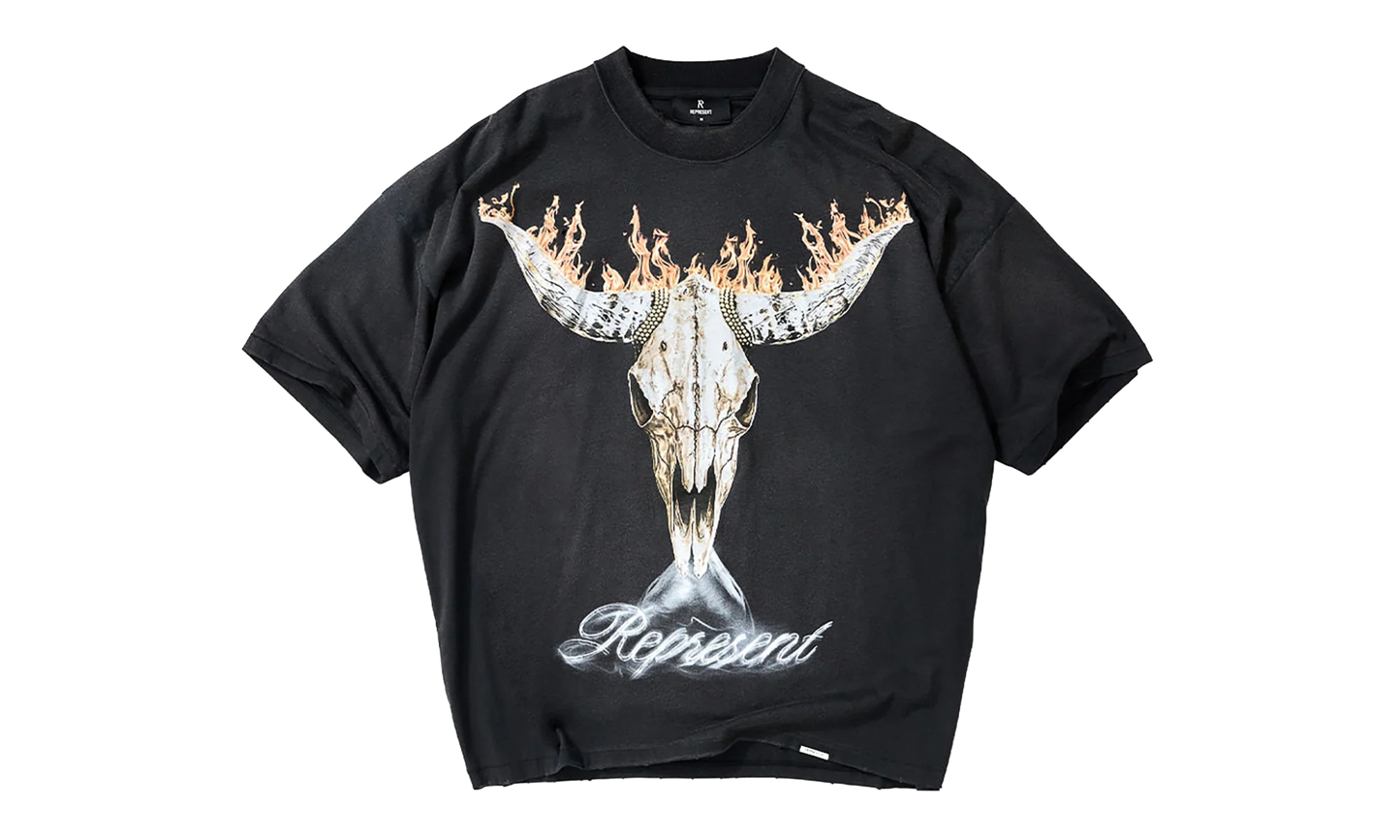 British Cowboys SS Tee "Stained Black" MLM100592-SB
